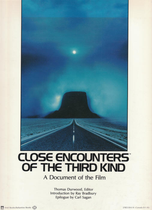 Close Encounters Of The Third Kind Document front cover