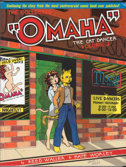 The Collected Omaha The Cat Dancer Volume 3 Signed and Numbered Edition front cover