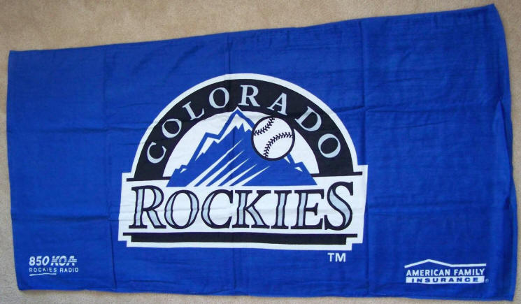 Colorado Rockies 2009 Beach Towel