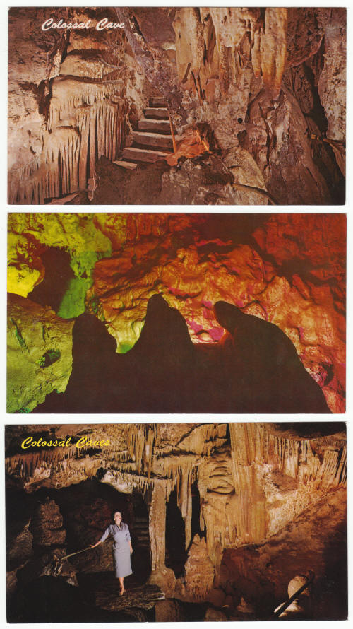 1960s Colossal Cave Post Cards