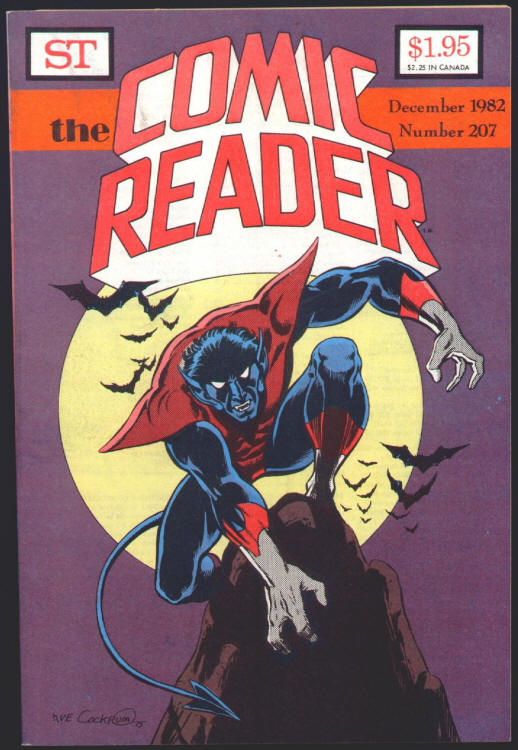 The Comic Reader #207 front cover