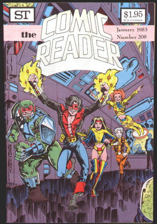 The Comic Reader #208 front cover