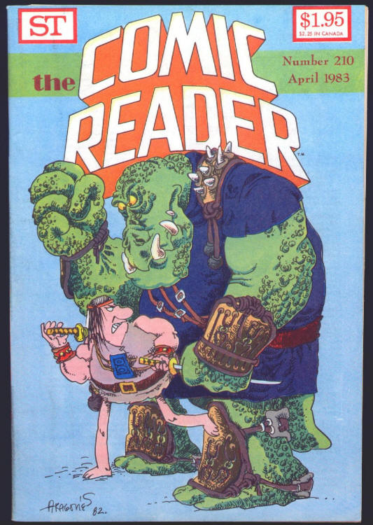 The Comic Reader #210 front cover