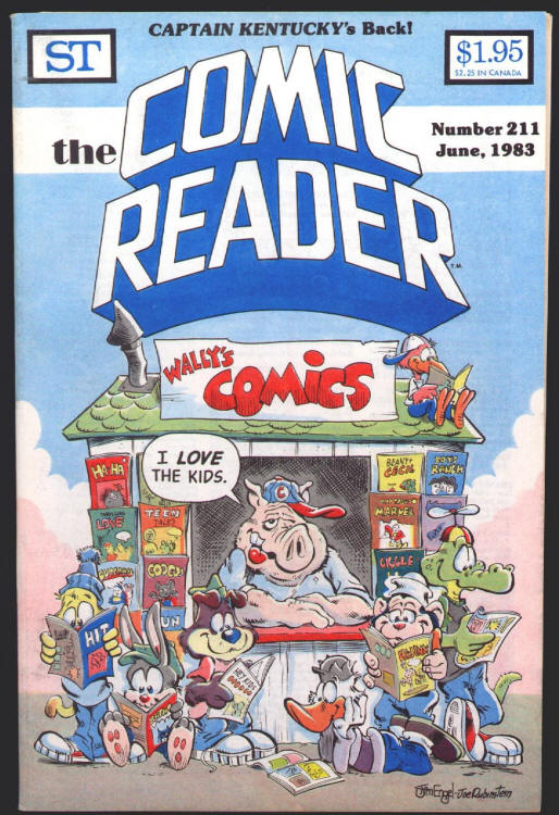 The Comic Reader #211 front cover