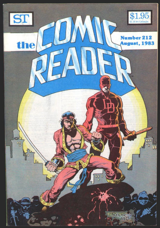The Comic Reader #212 front cover