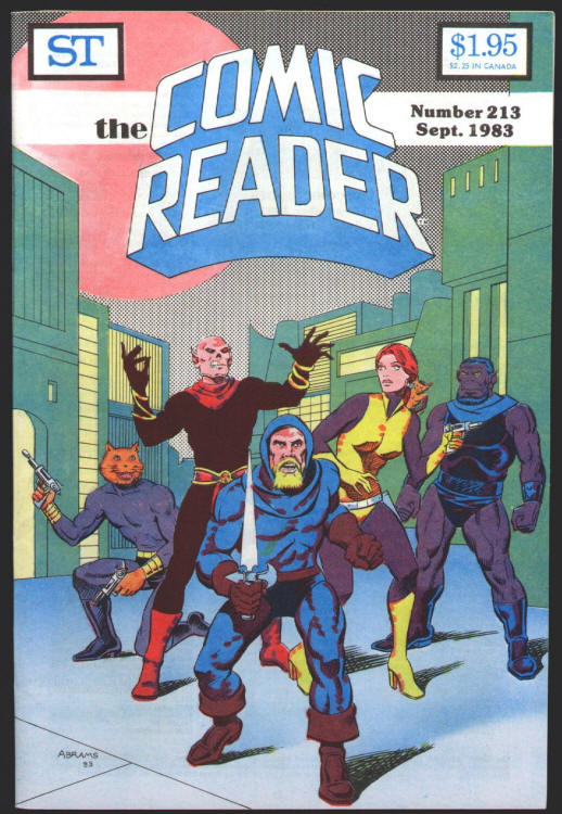 The Comic Reader #213 front cover
