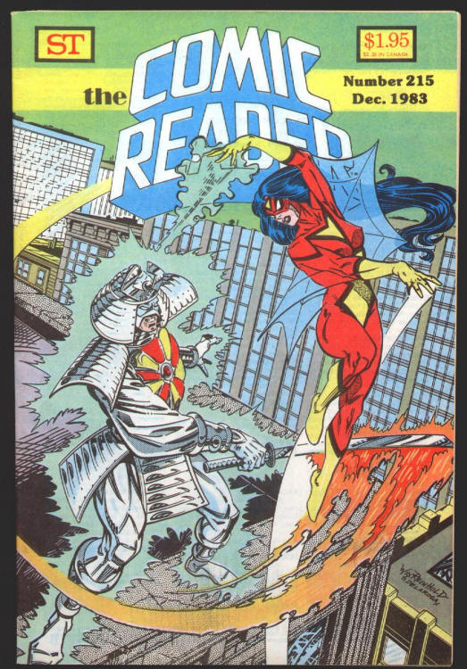 The Comic Reader #215 front cover
