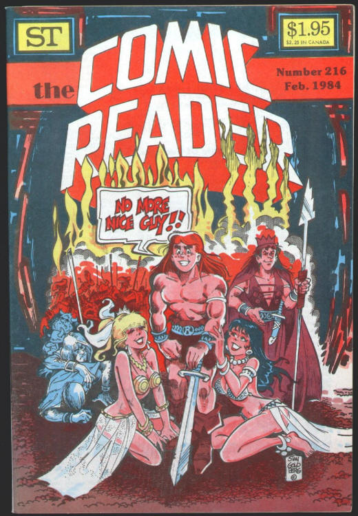 The Comic Reader #216 front cover