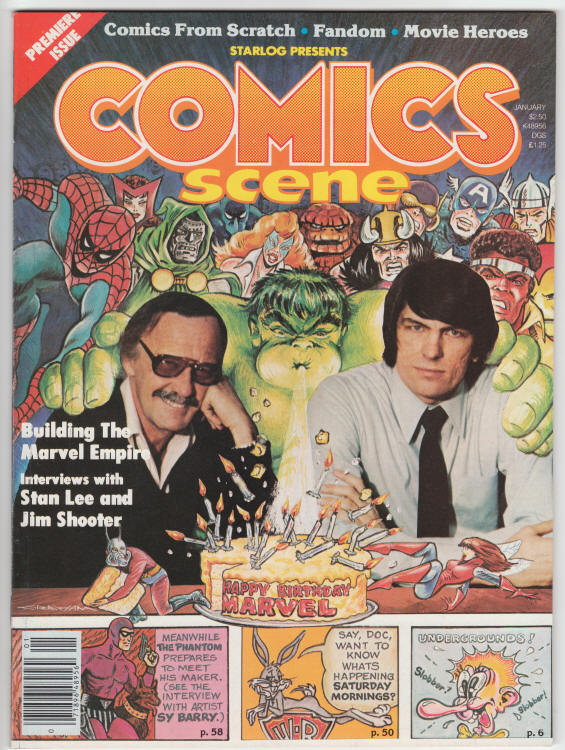 Comics Scene Magazine #1 front cover