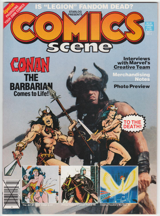 Comics Scene Magazine #4 front cover