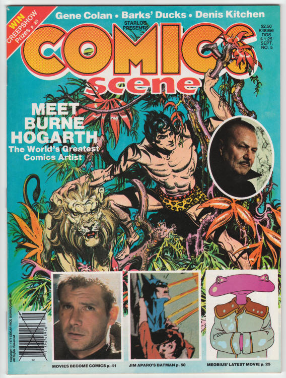 Comics Scene Magazine #5 front cover