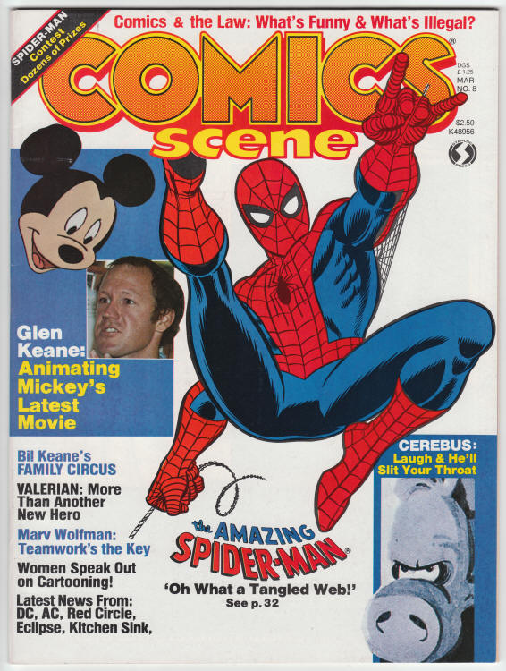 Comics Scene Magazine #8 front cover