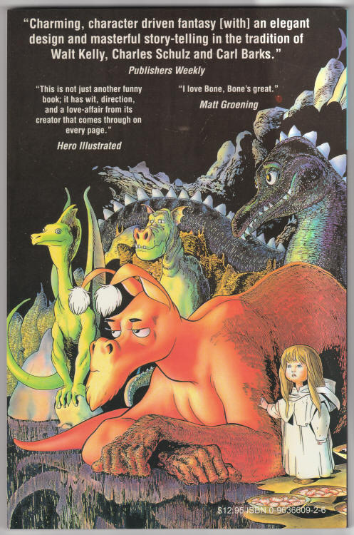 The Complete Bone Adventures Volume 2 back cover