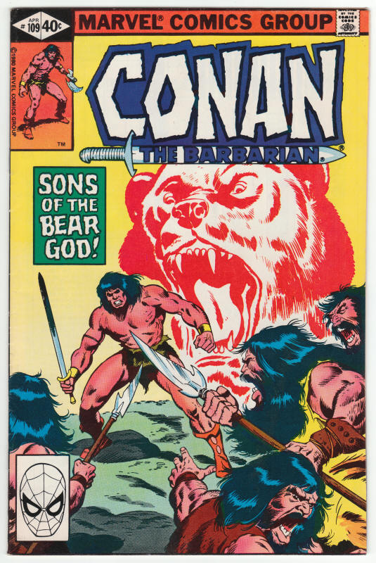 Conan The Barbarian #109 front cover