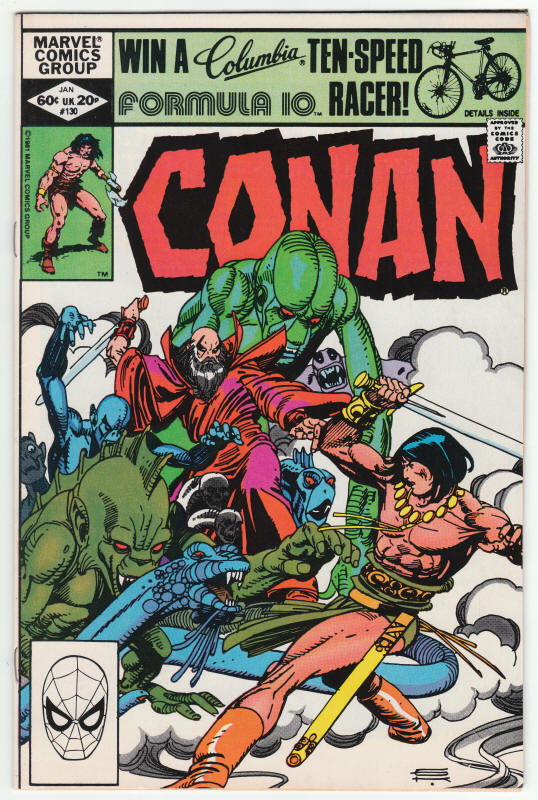 Conan The Barbarian #130 front cover