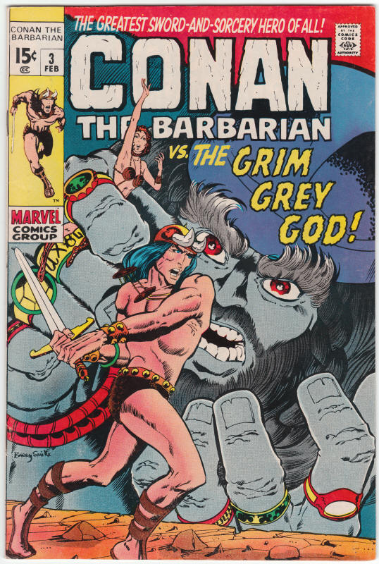 Conan The Barbarian #3 front cover