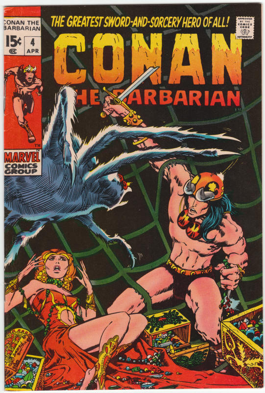 Conan The Barbarian #4 VF front cover