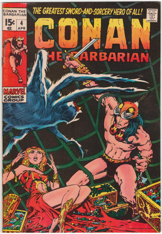 Conan The Barbarian #4 VF/NM- front cover