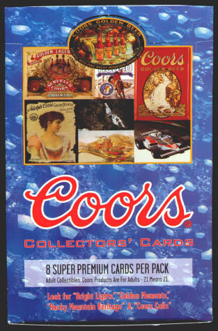1995 Coors Collectors Cards Box