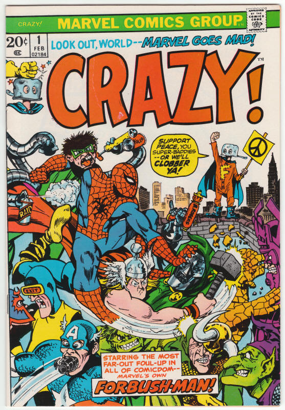 Crazy #1 front cover