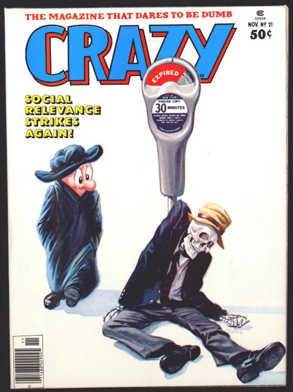 Crazy Magazine #21 front cover