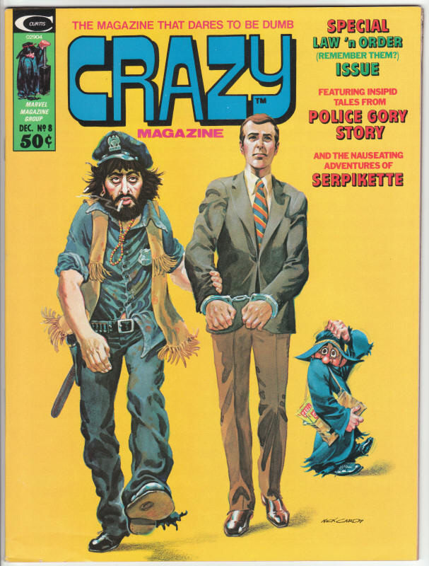 Crazy Magazine #8 front cover