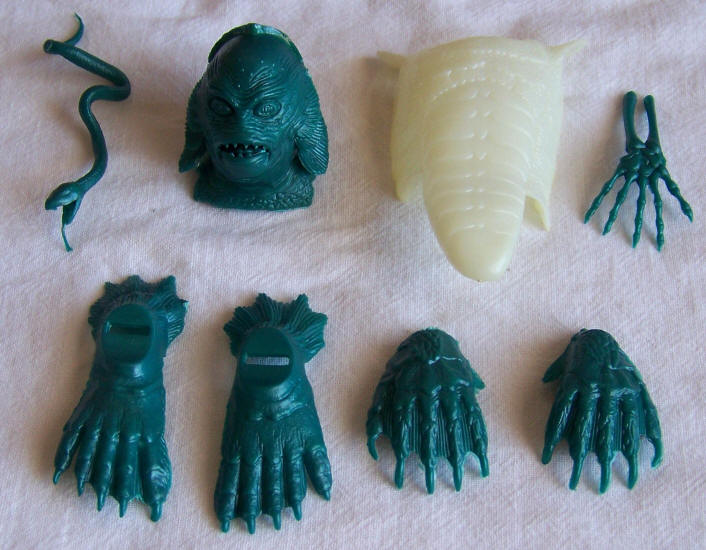 Aurora Creature From The Black Lagoon Model Kit Spare Parts