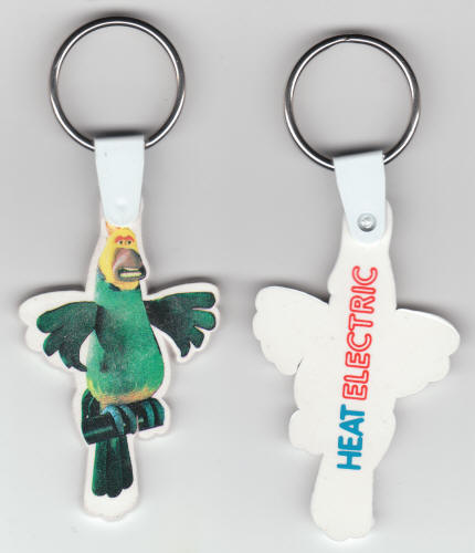 Creature Comforts Bird Keychain Aardman Heat Electric Promo