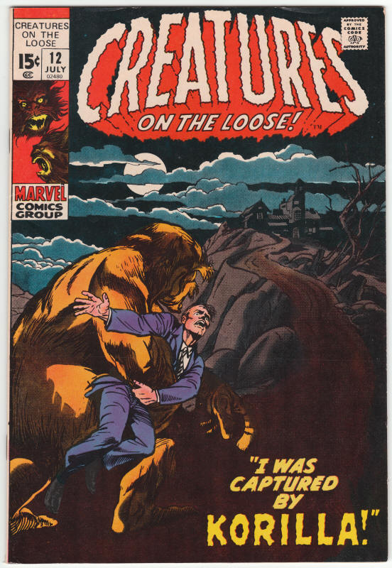 Creatures On The Loose #12 front cover