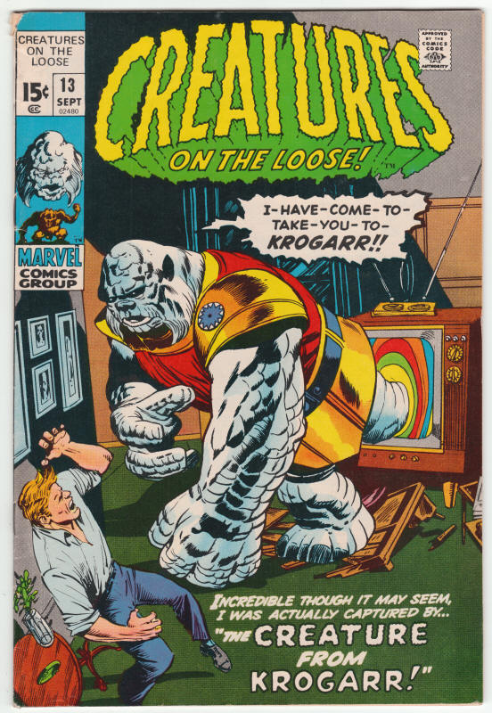Creatures On The Loose #13 front cover