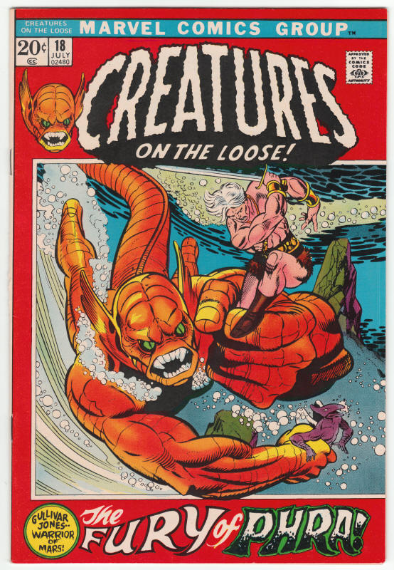Creatures On The Loose #18 front cover