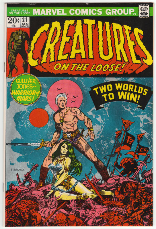 Creatures On The Loose #21 front cover
