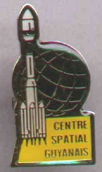 CSG Ariane 4 Rocket Pin