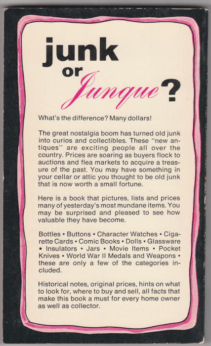 Curios And Collectibles back cover