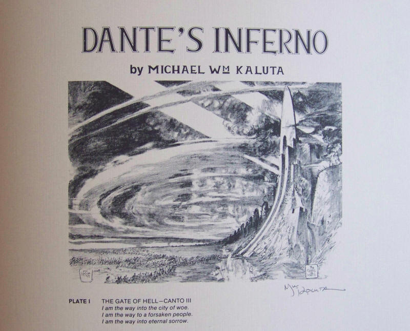 Michael Kaluta Dantes Inferno Portfolio Slipcase