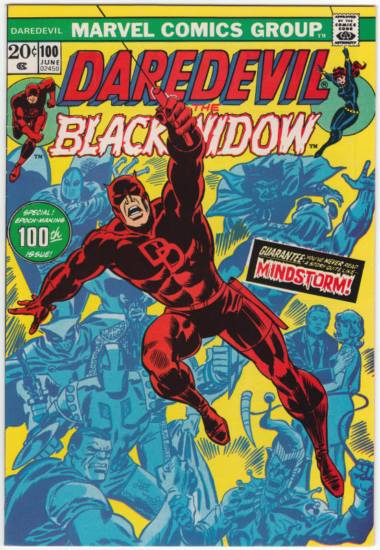 Daredevil #100 front cover