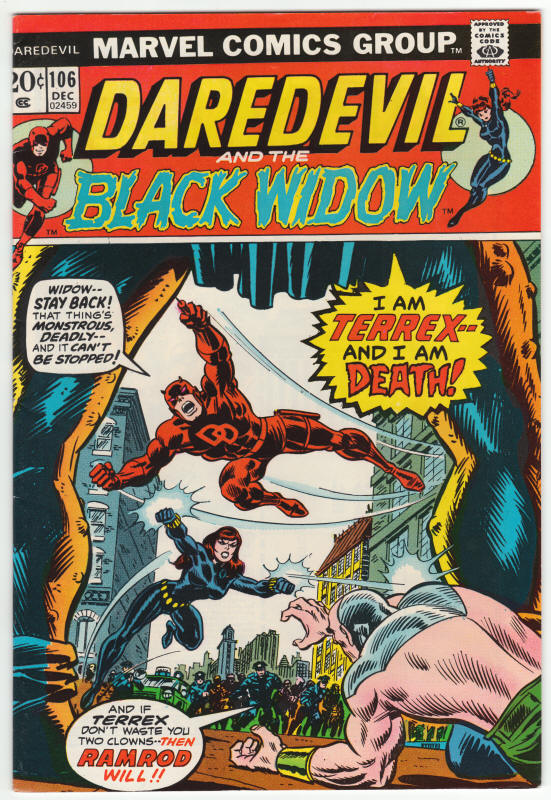 Daredevil #106 front cover