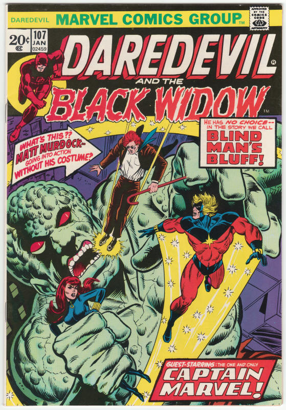 Daredevil #107 front cover