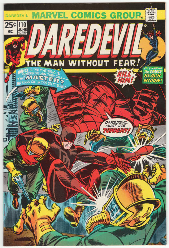 Daredevil #110 front cover