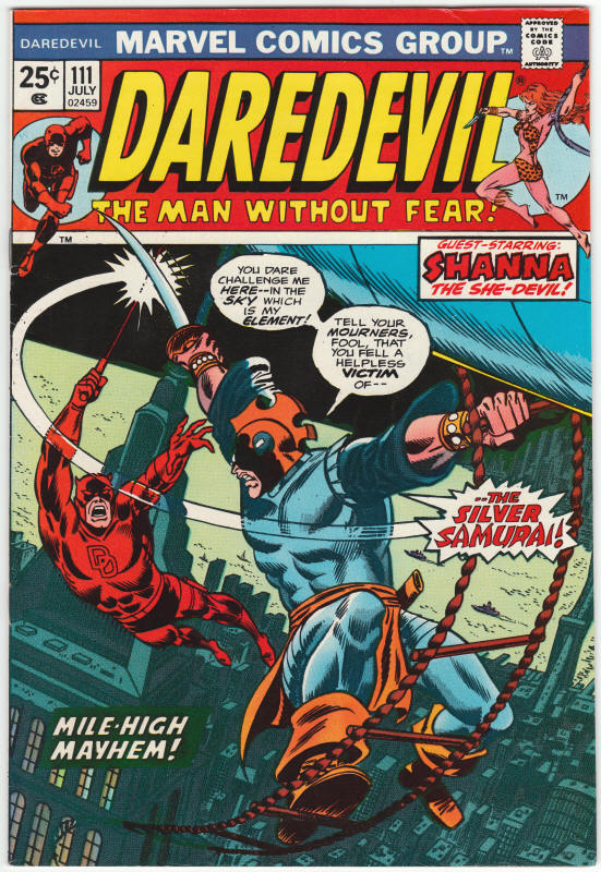Daredevil #111 front cover