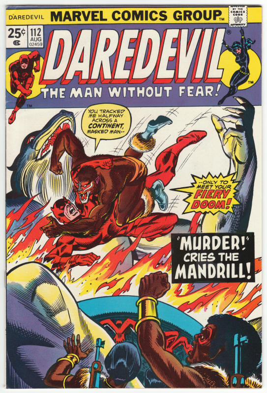 Daredevil 112 front cover