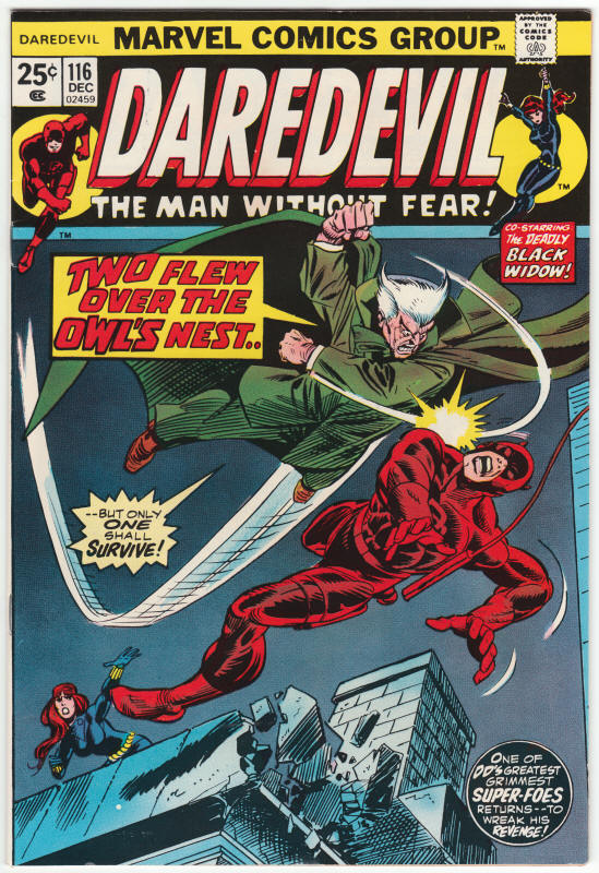 Daredevil 116 front cover