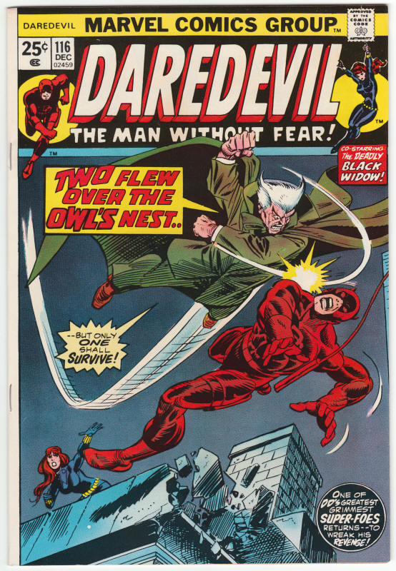 Daredevil 116 front cover