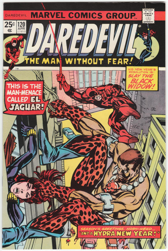 Daredevil 120 front cover