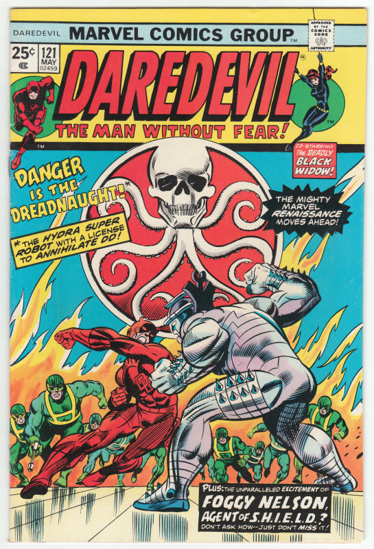 Daredevil 121 front cover