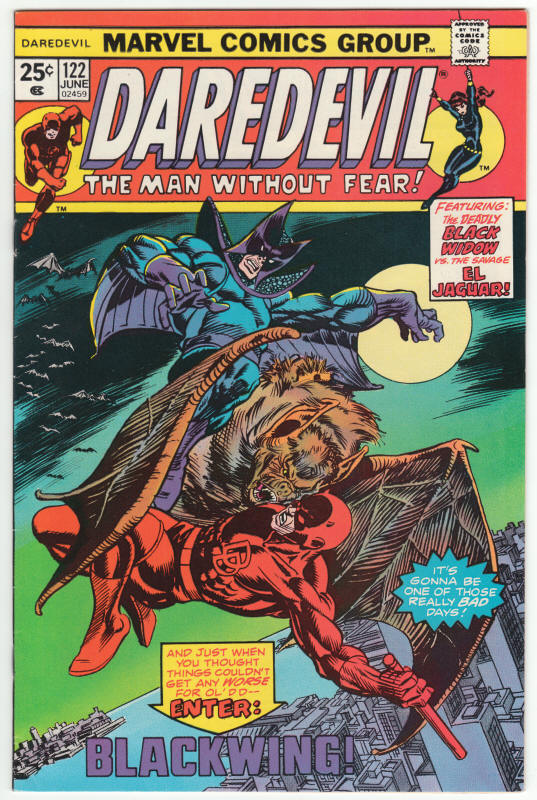 Daredevil 122 front cover