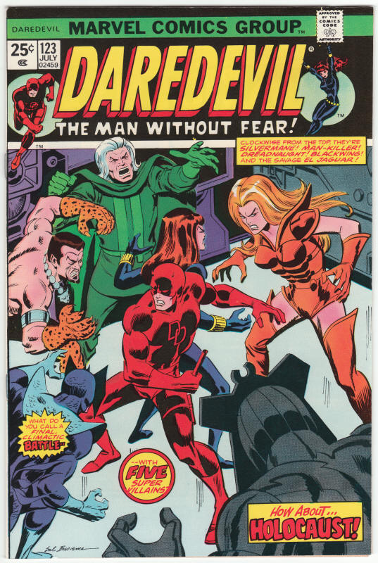 Daredevil #123 front cover