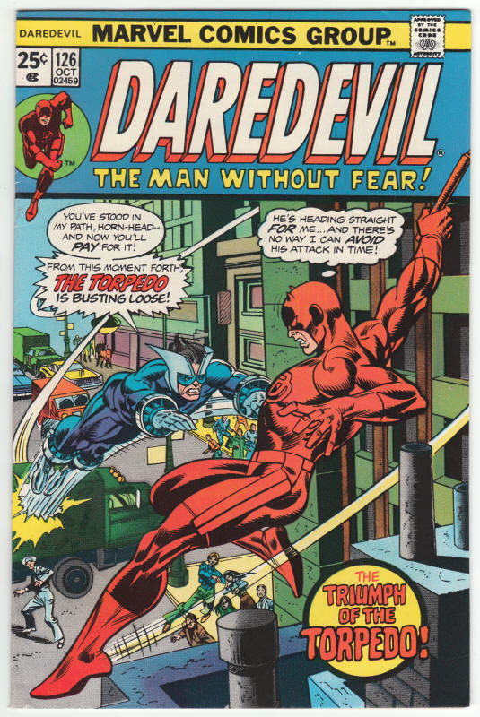 Daredevil 126 front cover