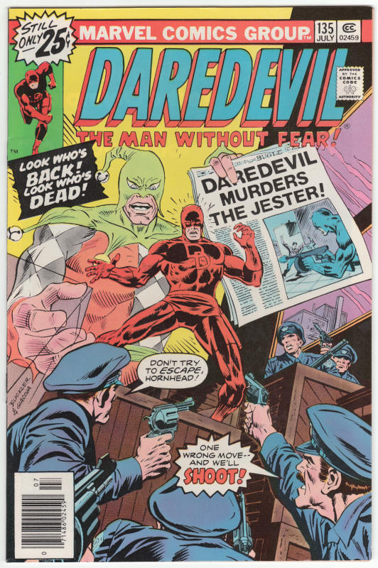 Daredevil #135 front cover