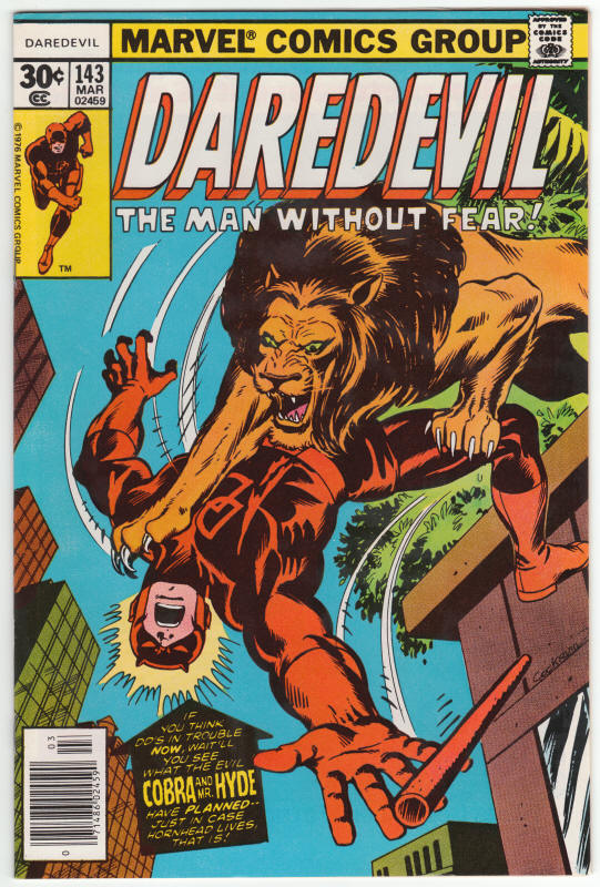 Daredevil #143 front cover